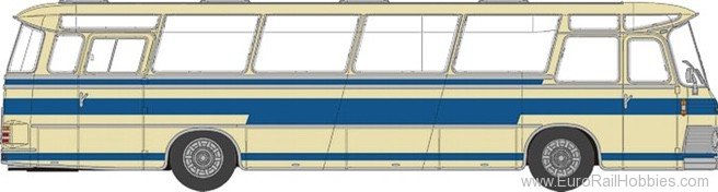 Brekina 58233 Neoplan NS 12 Reisebus elfenbein/