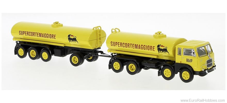 Brekina 58452 Fiat 690 Millepiedi Tanklastzug Agip
