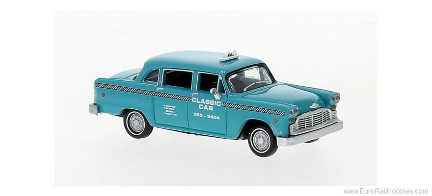 Brekina 58936 1950s-1982 Checker Sedan - Classic Cab Seattl