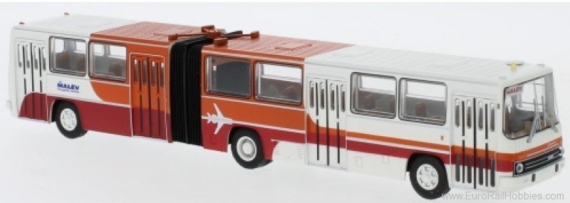 Brekina 59711 Ikarus 280.02 articulated bus white, red, 198