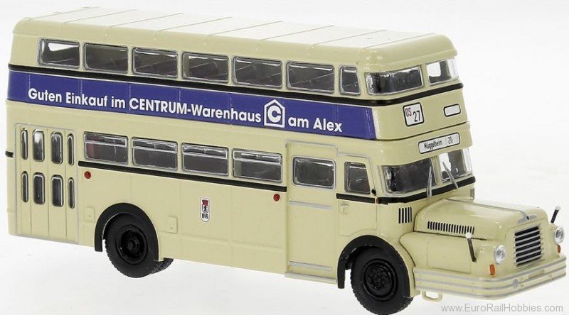 Brekina 61203 IFA Do 56 Bus 1960, BVG - Centrum Warenhaus