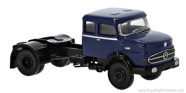 Brekina 81119 Mercedes LS 1620 SZM, dark blue, 1970