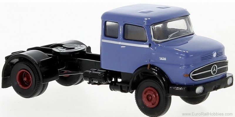 Brekina 81121 Mercedes LS 1620 SZM blue, black, 1970