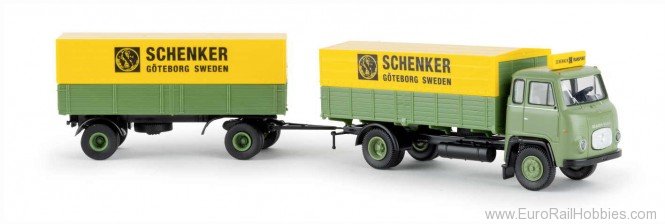 Brekina 85053 Scania LB 76 PP-Zug Schenker GÃ¶teborg