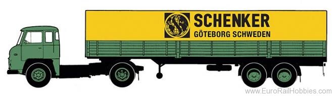 Brekina 85152 Scania T/T Schenker 