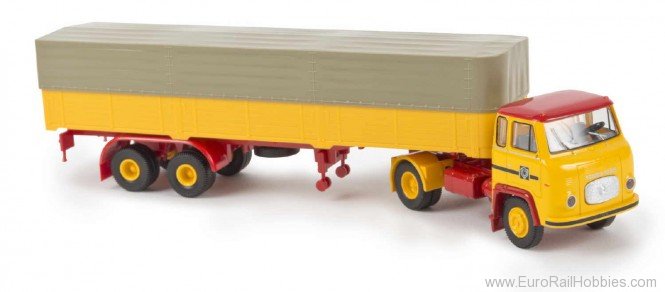 Brekina 85163 Scania LB 76 PrPlSZ Yellow /Red es FG