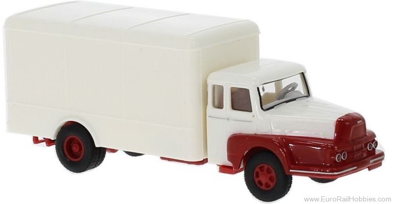 Brekina 85513 UNIC ZU 122 Koffer White/Red