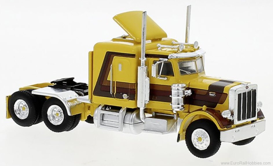 Brekina 85703 1976 Peterbilt 359 Sleeper-Cab Tractor - Whit