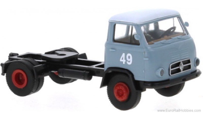 Brekina 94334 Borgward B 655 SZM No. 49 1960, blue-grey for