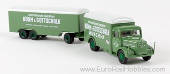 Brekina 97221 MAN F 8 KoHZ BÃ¶hm & Gottschalk m