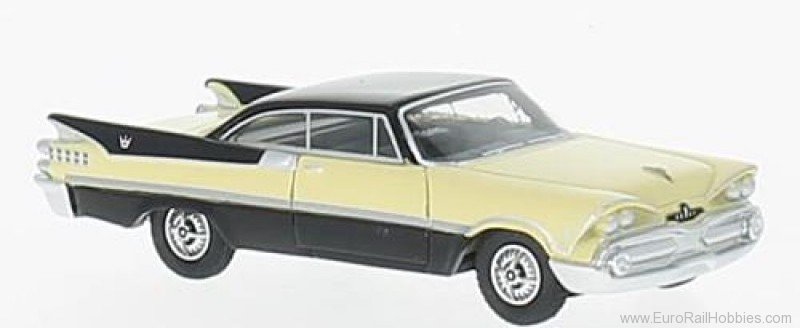 Brekina BOS87056 Dodge Custom Royal Lancer Coupe beige, black,