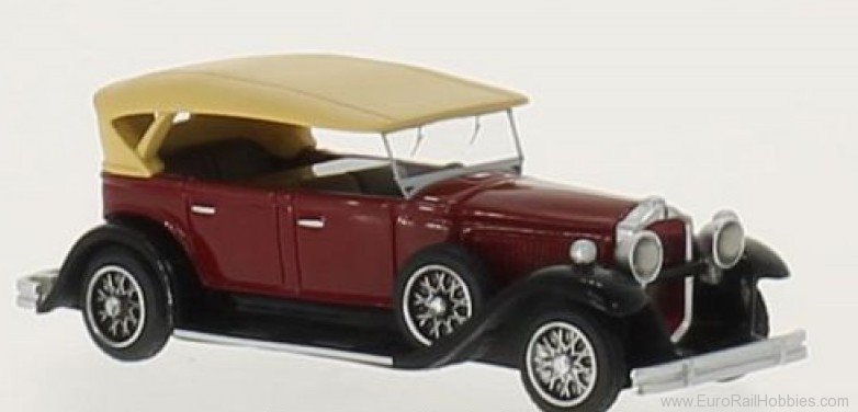 Brekina BOS87155 Packard 733 Straight 8 Sport Phaeton dark red