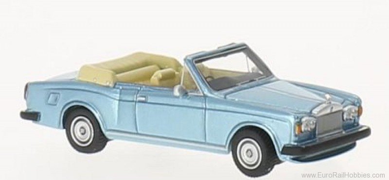 Brekina BOS87210 Rolls Royce Corniche Convertible metallic lig