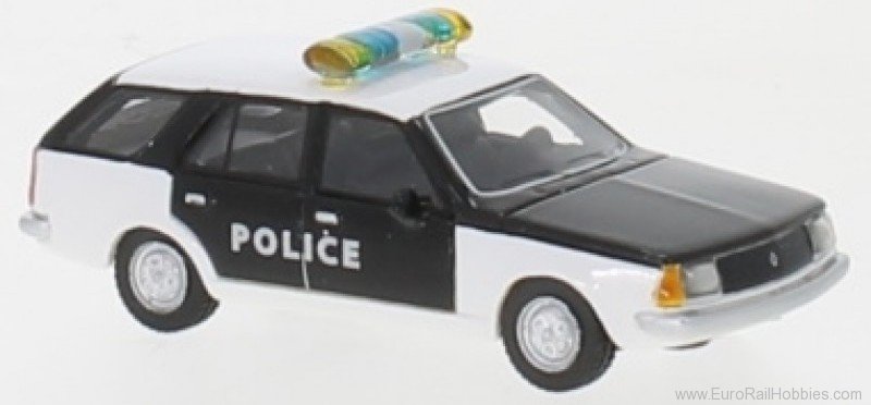 Brekina BOS87701 Renault 18 Break white, black, 1978, Police