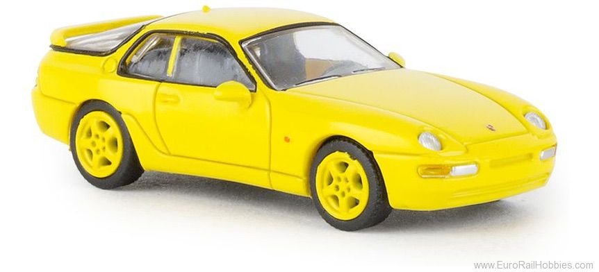 Brekina PCX870012 Porsche 968, yellow, from PCX