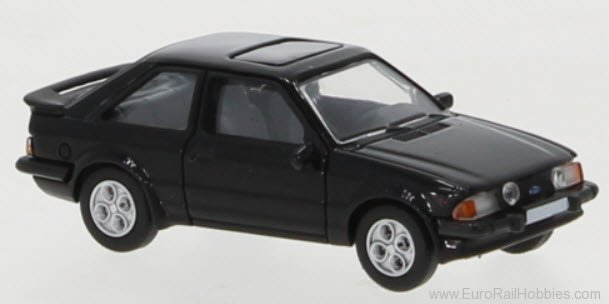 Brekina PCX870089 Ford Escort MK III XR3 black, 1981