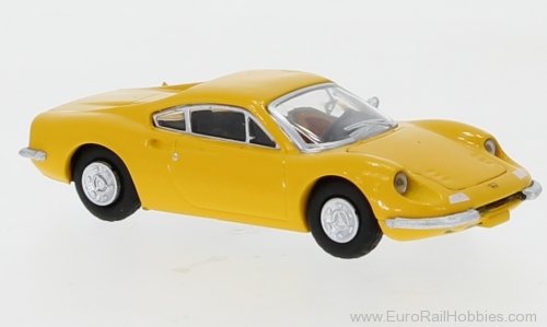 Brekina PCX870218 Ferrari Dino 246 GT gelb 1969