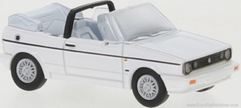 Brekina PCX870308 VW Golf I Cabriolet white, 1991