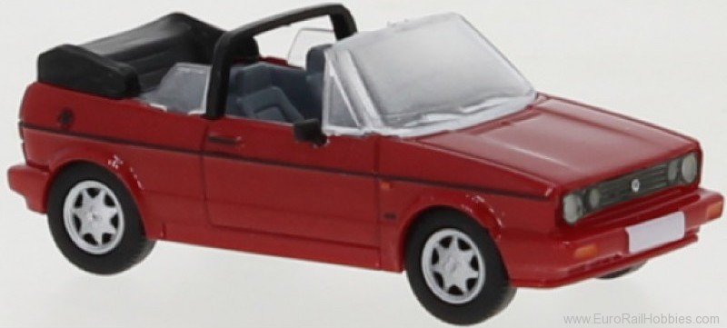 Brekina PCX870309 VW Golf I Cabriolet red, 1991