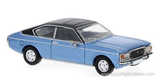Brekina PCX870336 Ford Granada MK I Coupe metallic blue, matt b