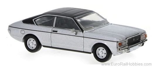 Brekina PCX870339 Ford Granada MK I Coupe silver, matt black, 1