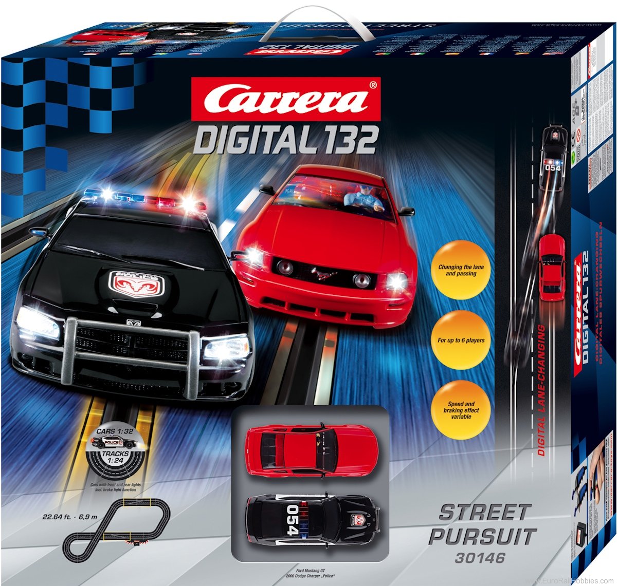 Carrera 30146 1/32 Street Pursuit - Digital 132 Set