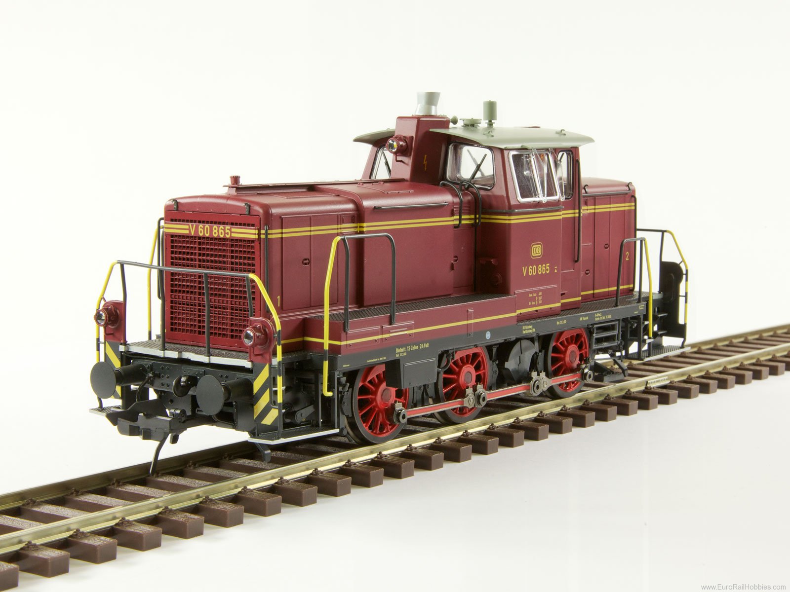 Lenz 40140.03 DB Diesel Locomotive V 60 854, Red Livery