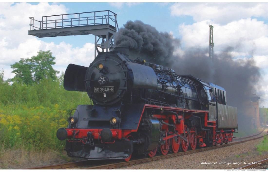 Piko 37241 DR IV BR 50 Reko Steam Loco with sound and sm