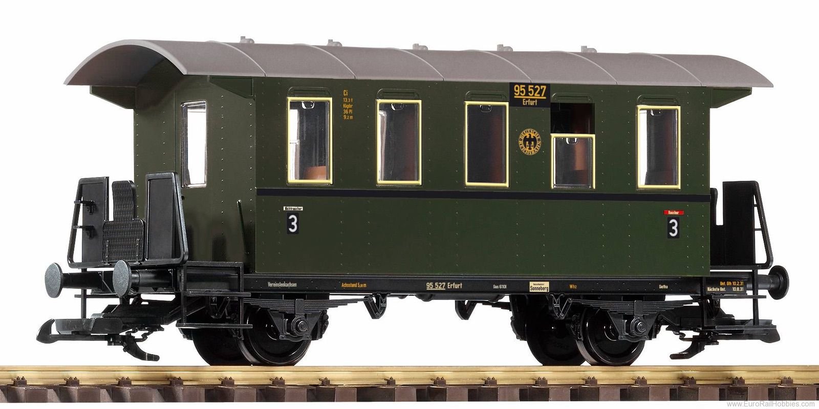 Piko 37927 G Passenger Coach 3. Class DRG II 