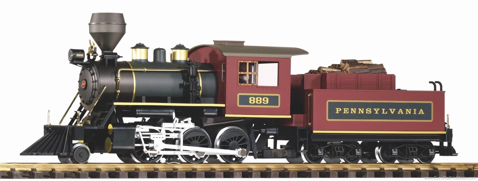 Piko 38231 G Steam Locomotive with Tender Mogul PRR (ink