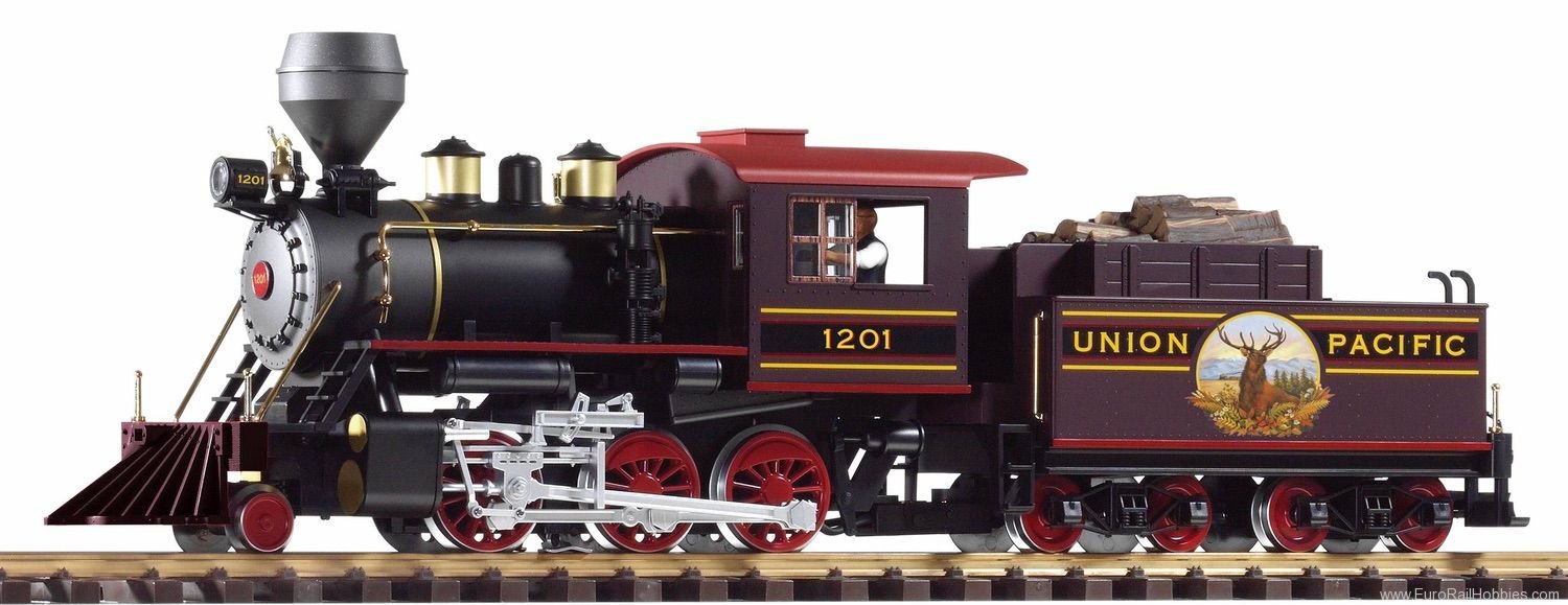 Piko 38232 G Steam Locomotive with Tender Mogul UP (ink.