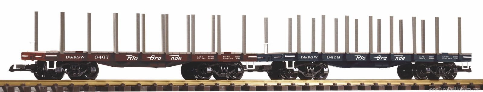 Piko 38778 G D & RGW stake cars