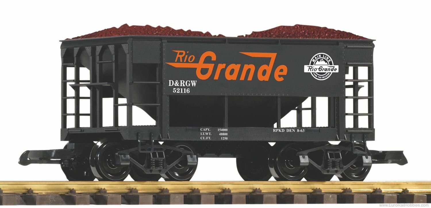 Piko 38912 G SchÃ¼ttgutwagen D&RGW with Ore Load 