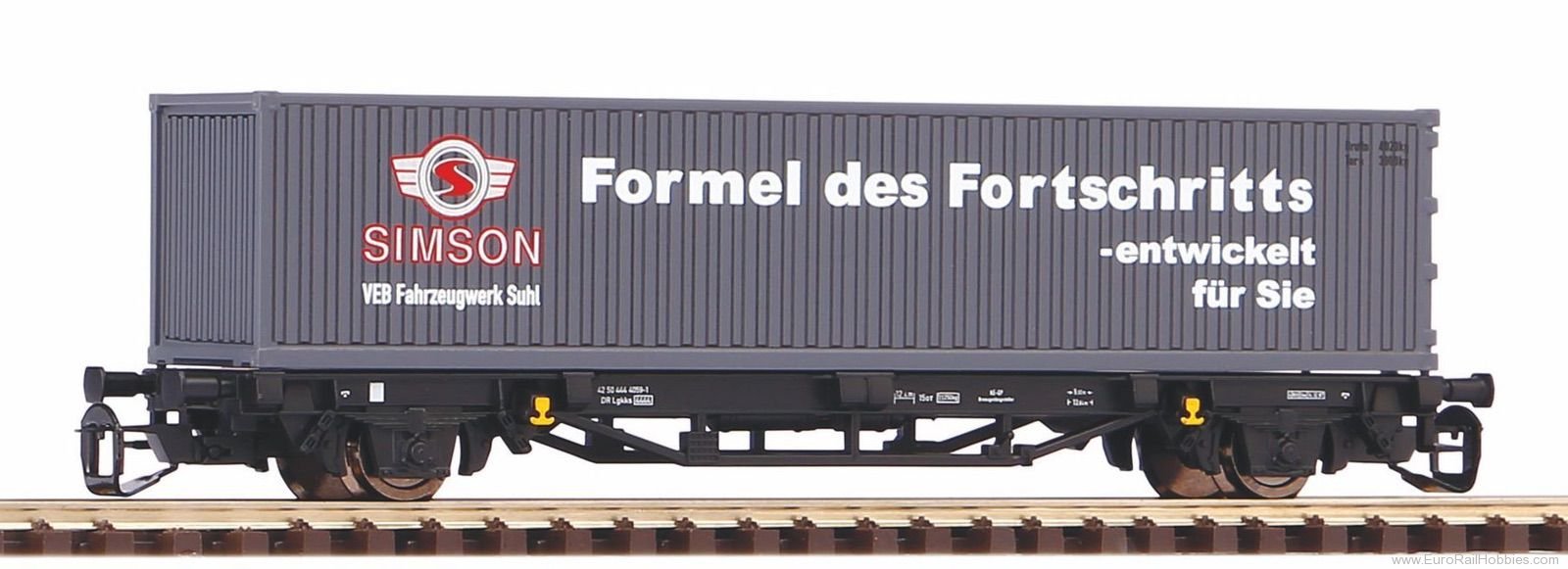 Piko 47722 Containertragwagen Lgs579 1x40'' Simson