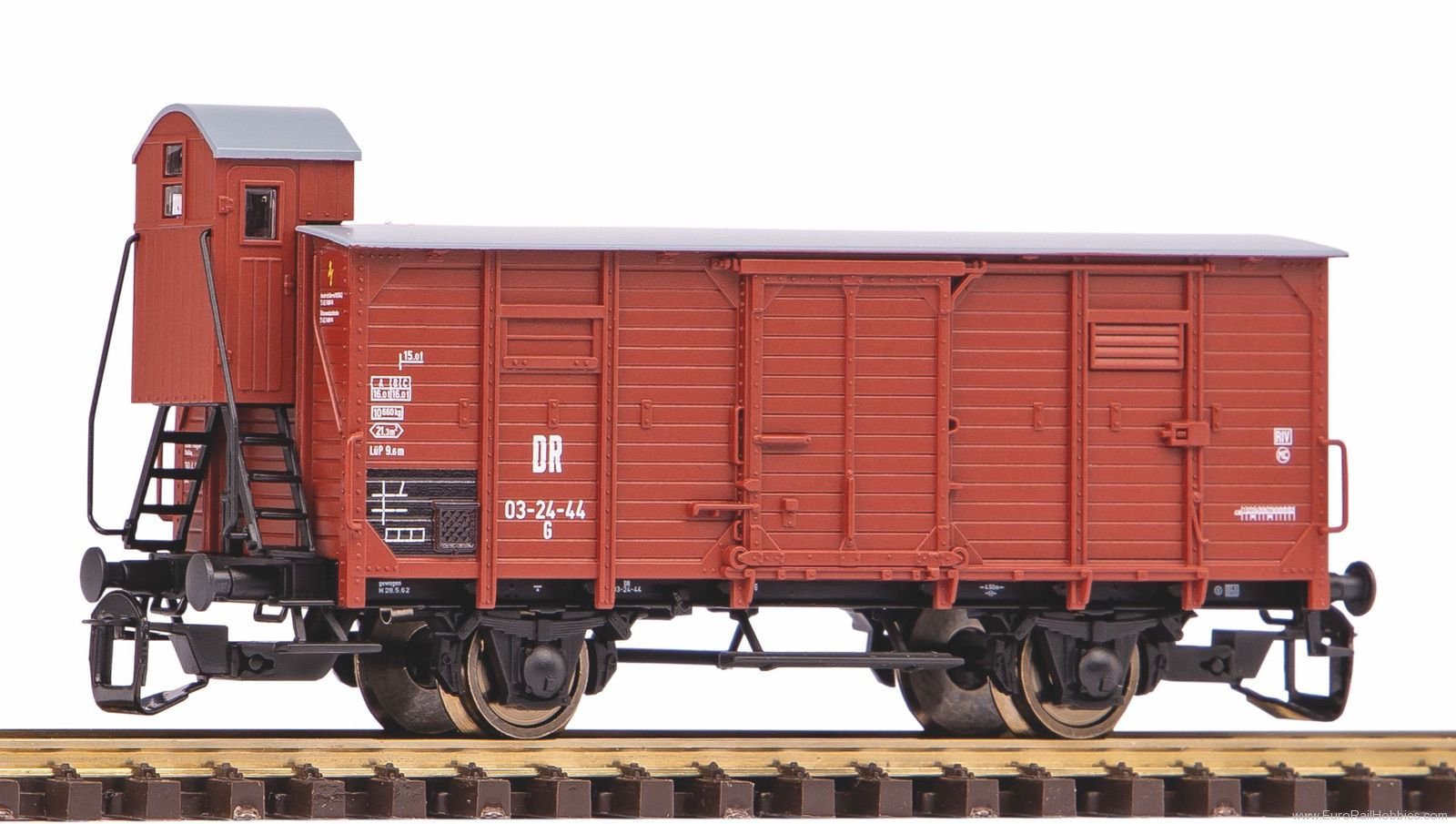 Piko 47760 TT Covered Goods Wagon G02 DR III w. Brakeman