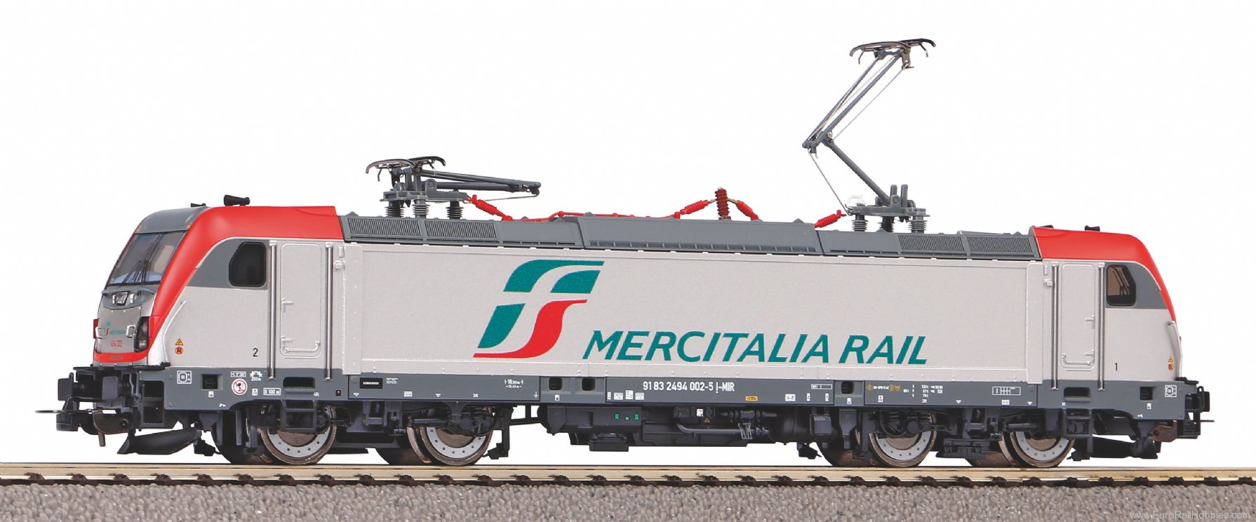 Piko 51591 Electric Locomotive E.494 Mercitalia (Digital