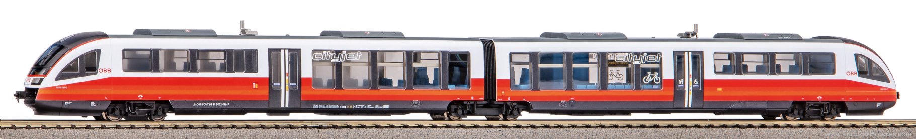 Piko 52084 Diesel Railcar Desiro Rh 5022 Ã–BB VI, (Digit