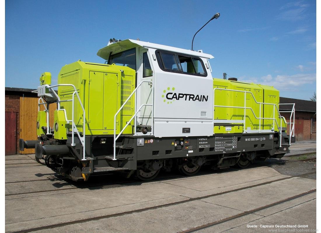 Piko 52659 HO Diesel Locomotive Vossloh G6 Captrain