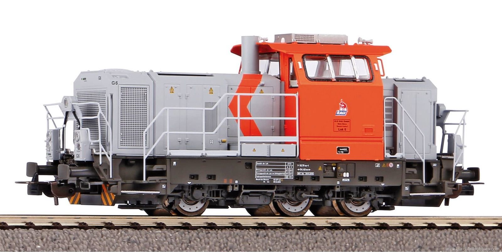 Piko 52667 Diesel Locomotive Vossloh G6 Kali & Salz (CUM