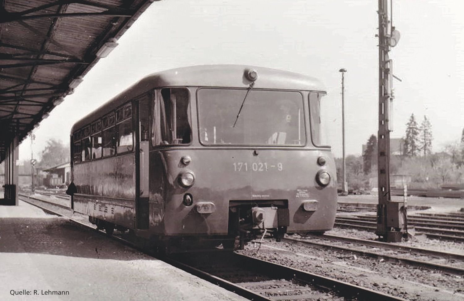 Piko 52888 Diesel Railcar BR 171 DR IV, (Digital Sound) 