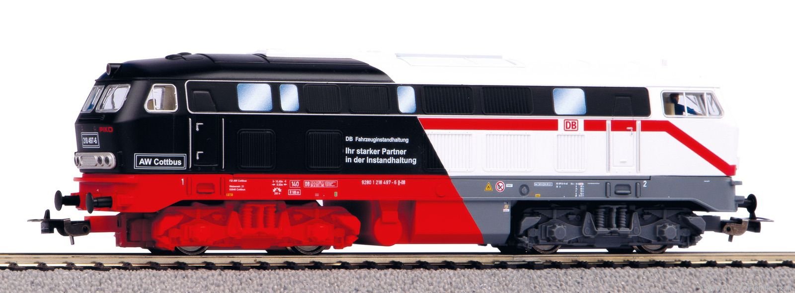 Piko 57400 DB AG Class 218 497-6 Diesel Locomotive ''Cot