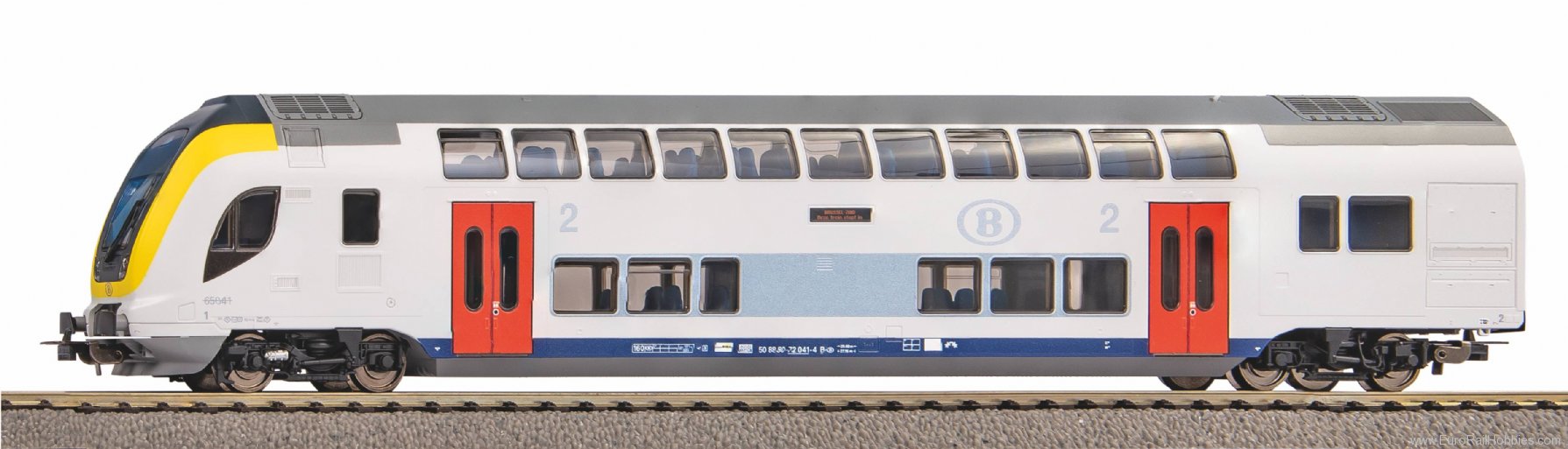 Piko 58814 2nd class double-decker cab control car SCNB 
