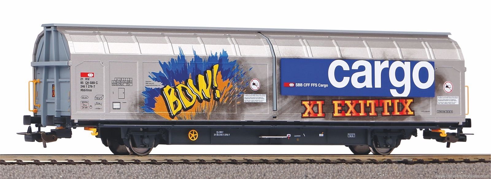 Piko 58985 Grossraumschiebewandwagen Hbbillnss SBB with 
