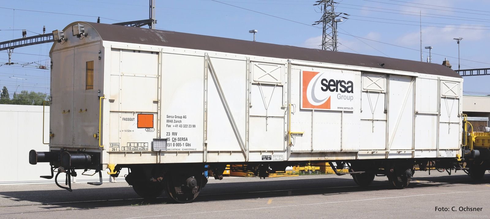 Piko 58999 Rail cleaning car Sersa VI (Piko Classic Nost