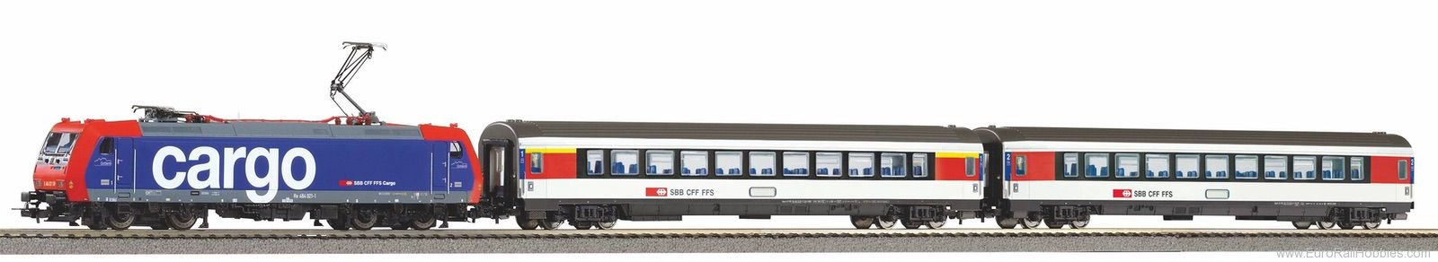 Piko 59029 SmartControl light S-Set SBB EC Re 484 + 3 Wg