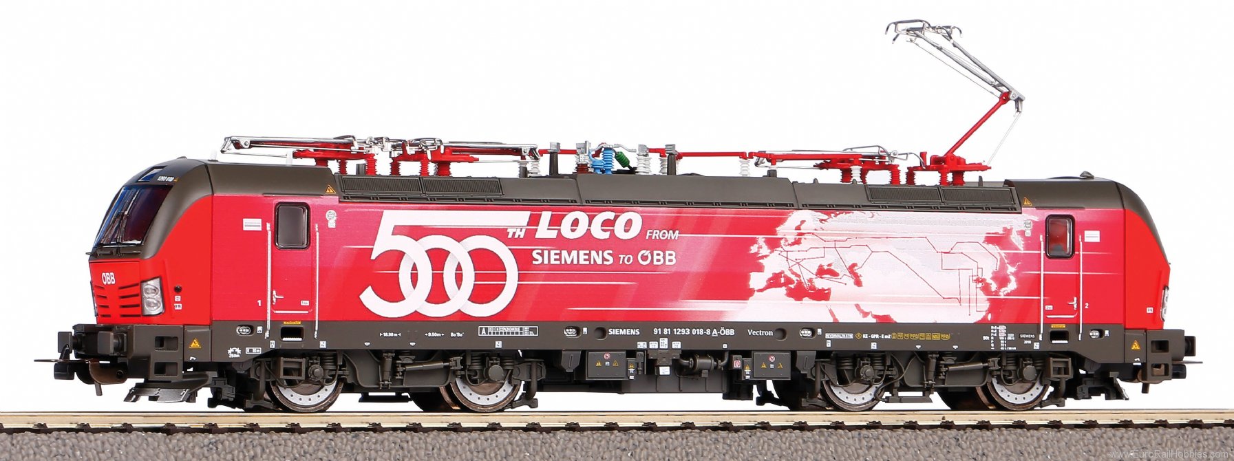 Piko 59098 Vectron 500 ÃBB VI + PluX16 Dec. (AC Digit
