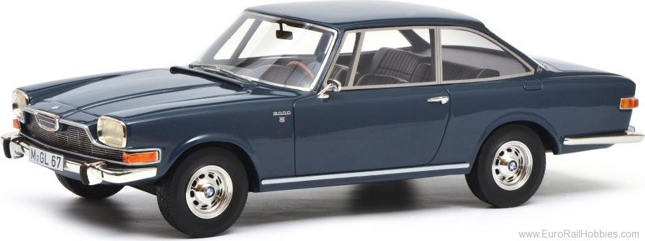 Schuco 450020800 BMW Glas 3000 V8, blue, (1:18)